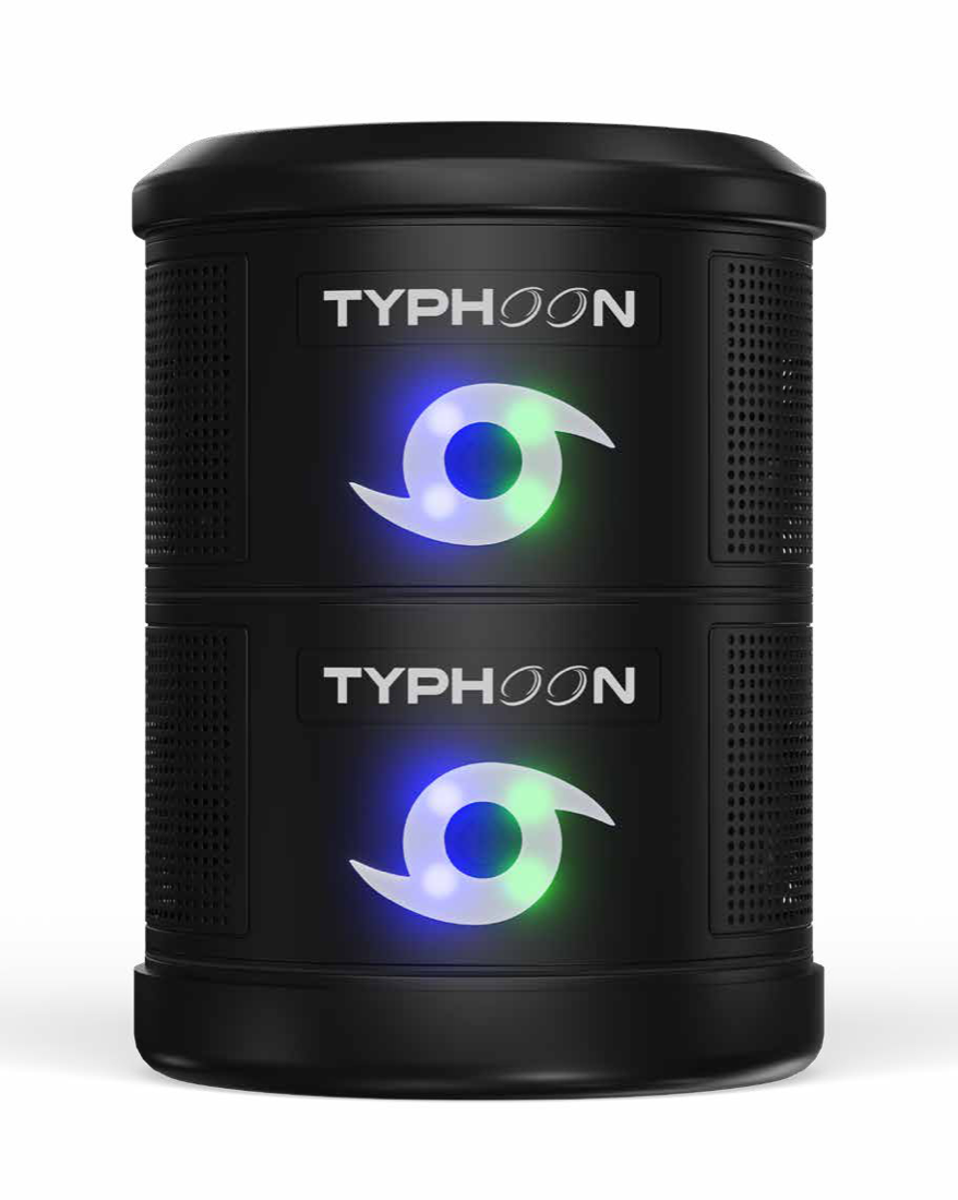 Two Typhoons. Full storm.